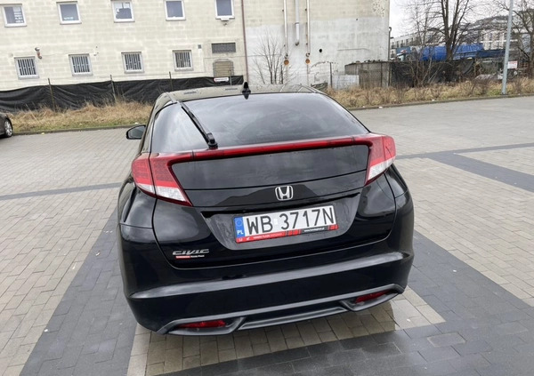 Honda Civic cena 47000 przebieg: 153000, rok produkcji 2014 z Praszka małe 137